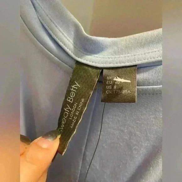 NWT Sweaty Betty Tori Tank Sz M / US 8 in light blue - Picture 6 of 9